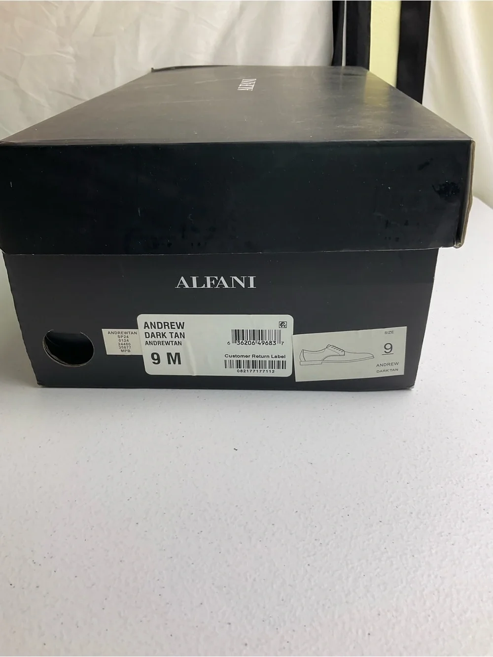 Alfani Andrew Tan Derby Dress Shoes